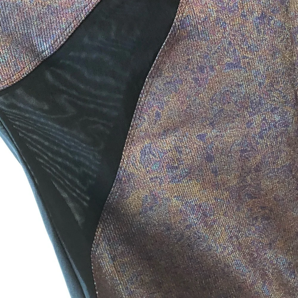 Koral Metallic One Sleeve Bodysuit - Picture 6 of 16